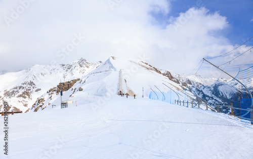 Ski resort Pila in Aosta Valley, Italy © stepmar