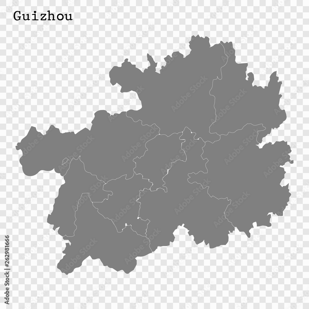 High Quality map province of China