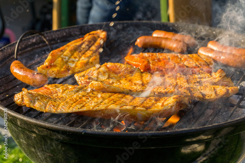 Grillen am Holzkohlegrill