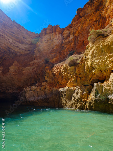 Cliffs seen from the boat