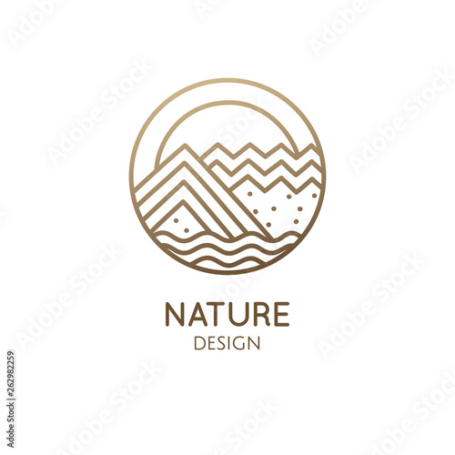 Sacred icon of abstract nature