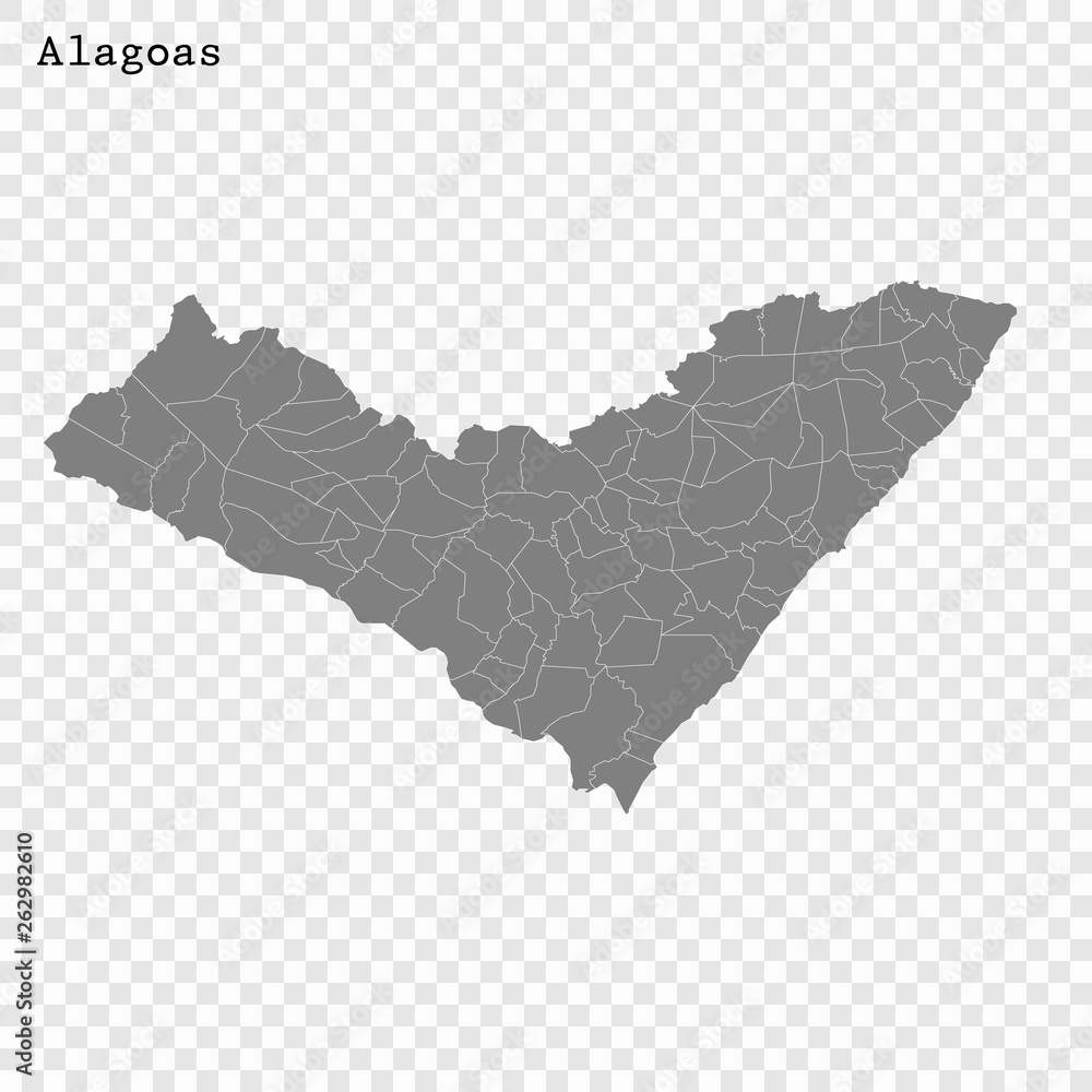 High Quality mapstate of Brazil High Quality mapstate of Brazil