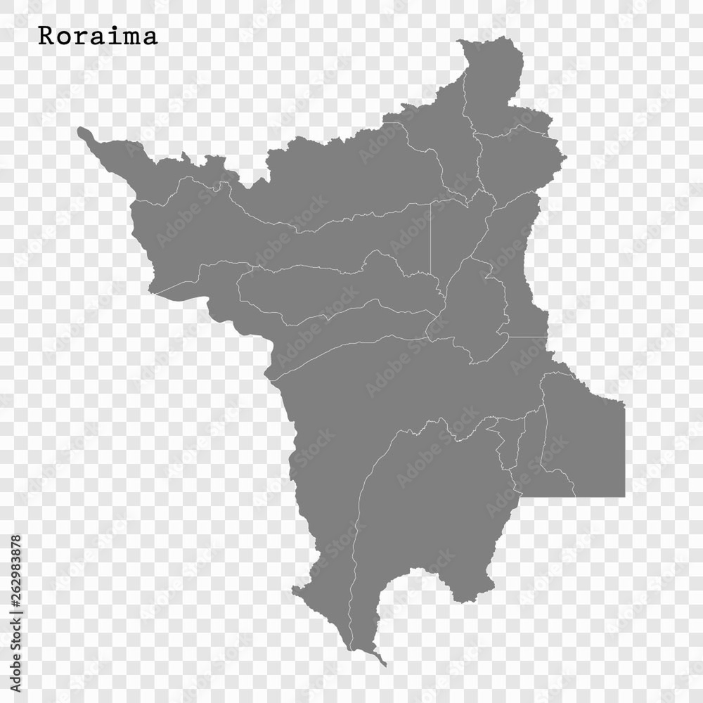 Obraz premium High Quality mapstate of Brazil