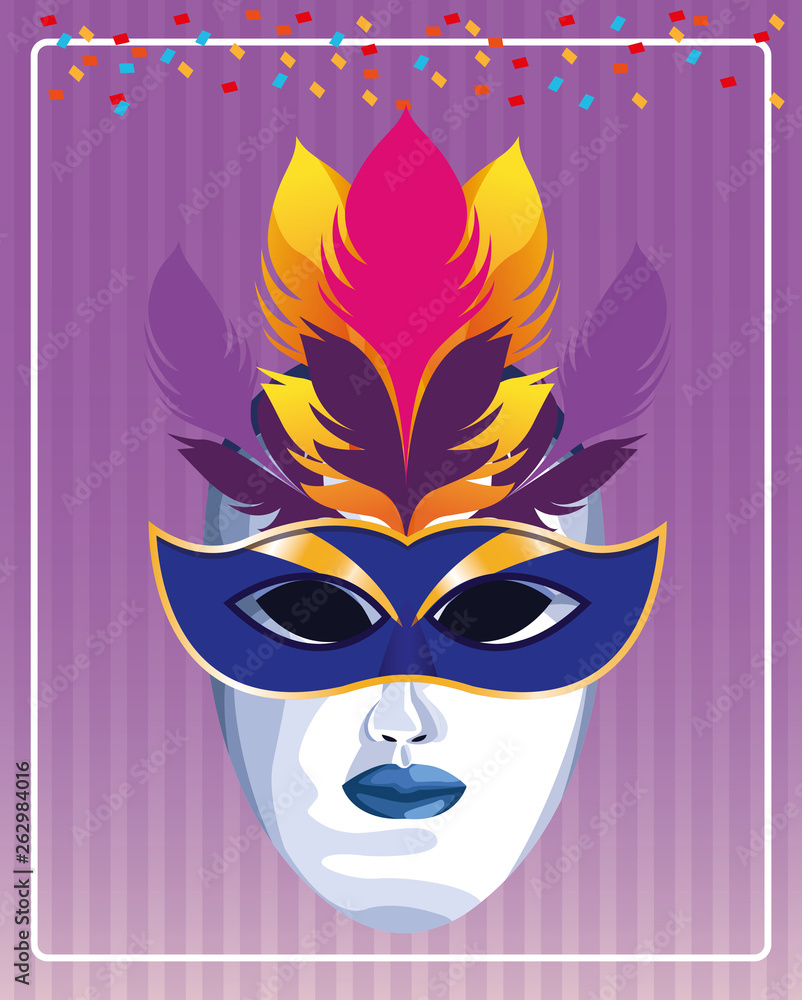 mask with feathers mask with feathers