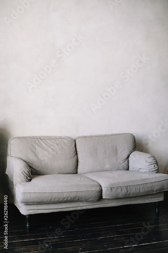  Modern sofa. Modern interior. Series of furniture.