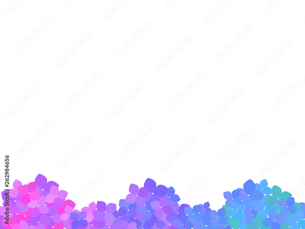 あじさいフレーム Stock Vector Adobe Stock あじさいフレーム Stock Vector Adobe Stock