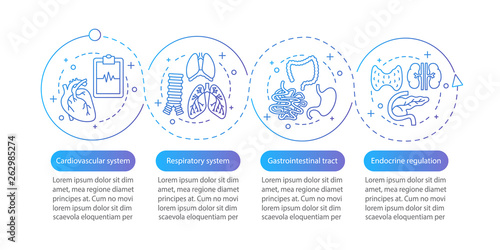 Medicine and healthcare vector infographic template
