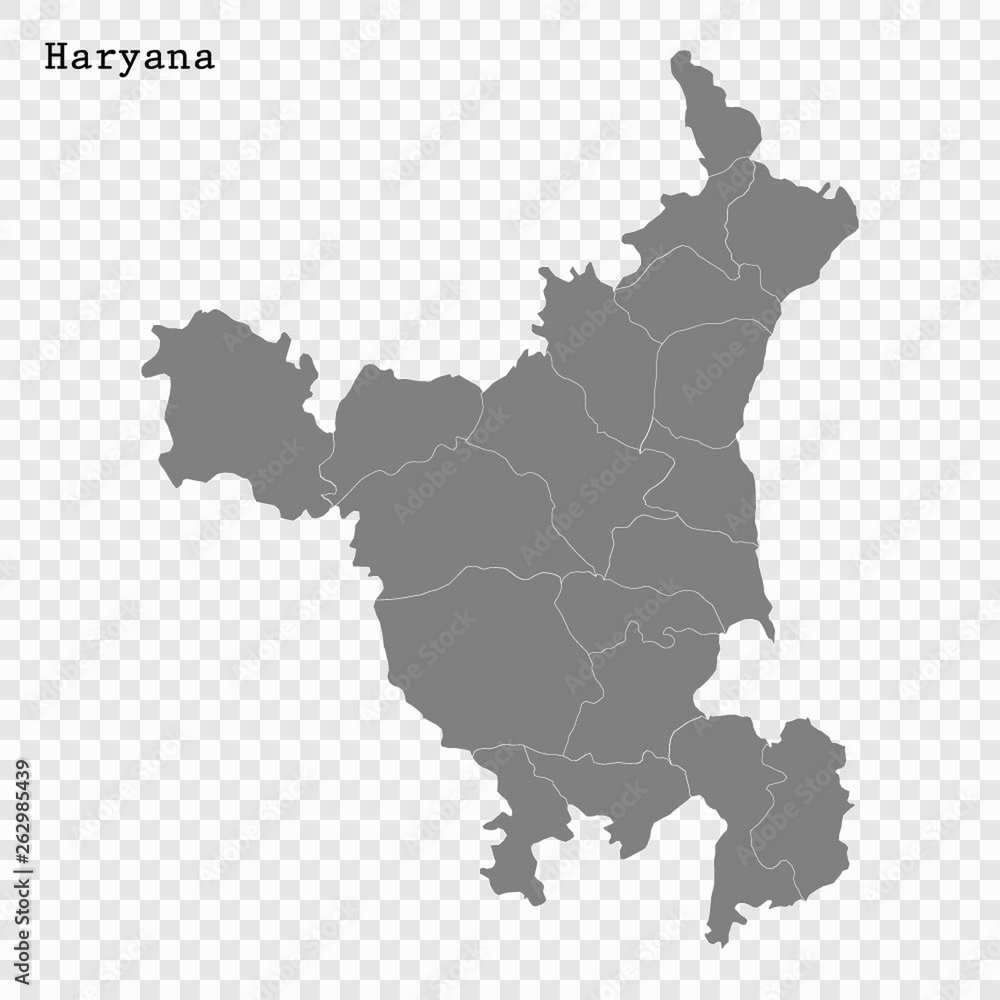 Obraz premium High Quality map of state of India