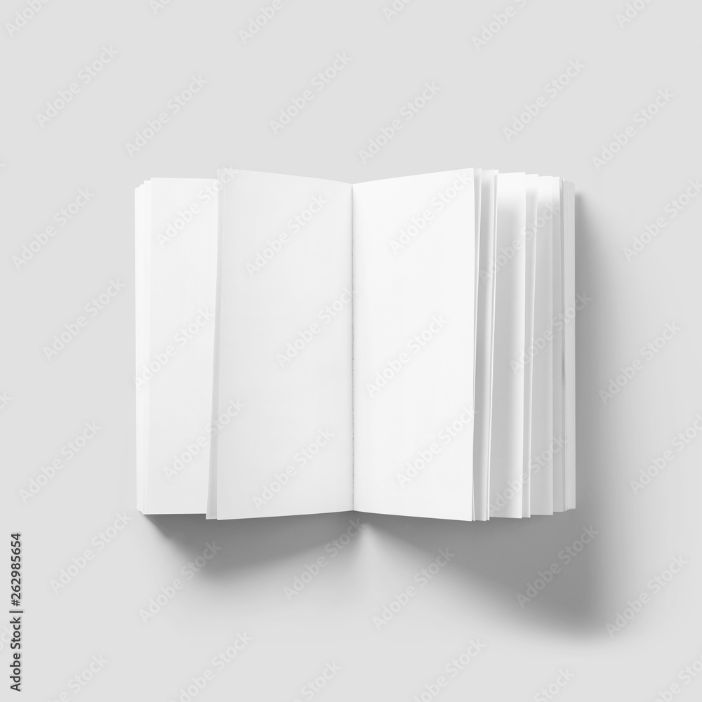 Design concept - top view of white notebook with for mockup Design concept - top view of white notebook with for mockup