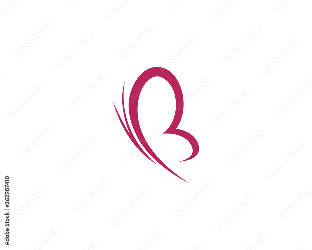Beauty Butterfly Logo Template Vector icon Beauty Butterfly Logo Template Vector icon