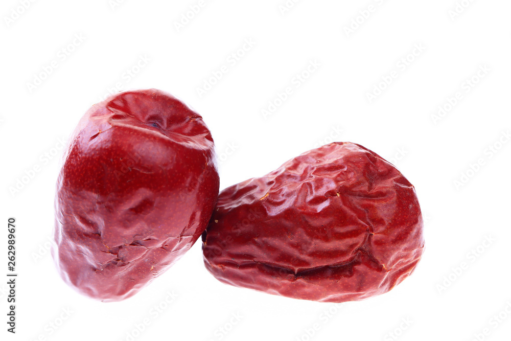 Red on a white background Red on a white background