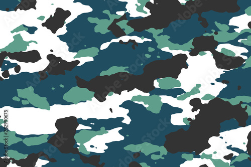 camouflage pattern background and texture. close-up.