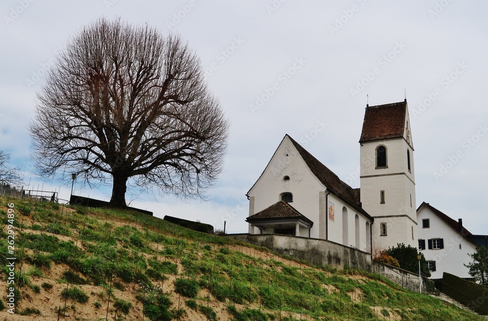 Kirche St. Pankratius, Bollingen, Schweiz