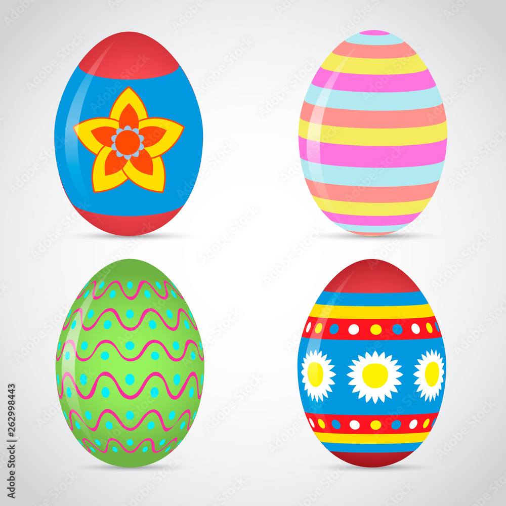 Set of  Easter eggs