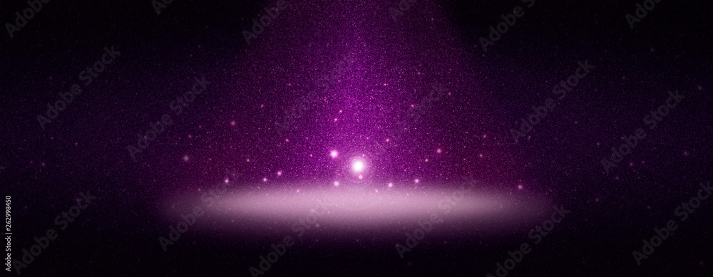 Violet glitter background. Violet colorful lights. Scene background. Luxury bright background. High Quality Print.