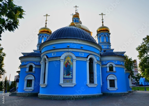  The Nativity of virgin Mary Church in the city of Ufa, Russia.
