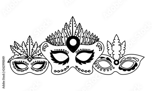 carnival mask frame