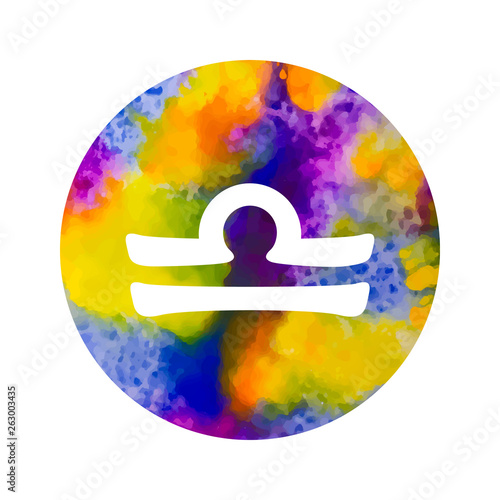 Sign of the zodiac Libra 