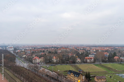 View of Leipzig City.