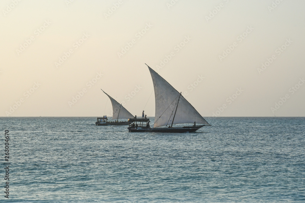 Fototapeta premium Segelboot (Dau)