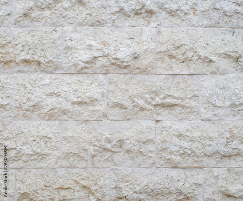 New rough stone wall closeup