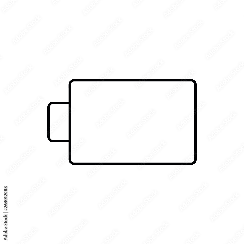 Battery level vector icon Battery level vector icon