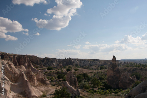 rock formations in cappadocia turkey