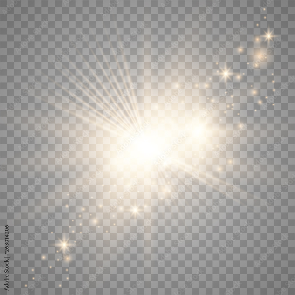 Gold light with sparkle Gold light with sparkle