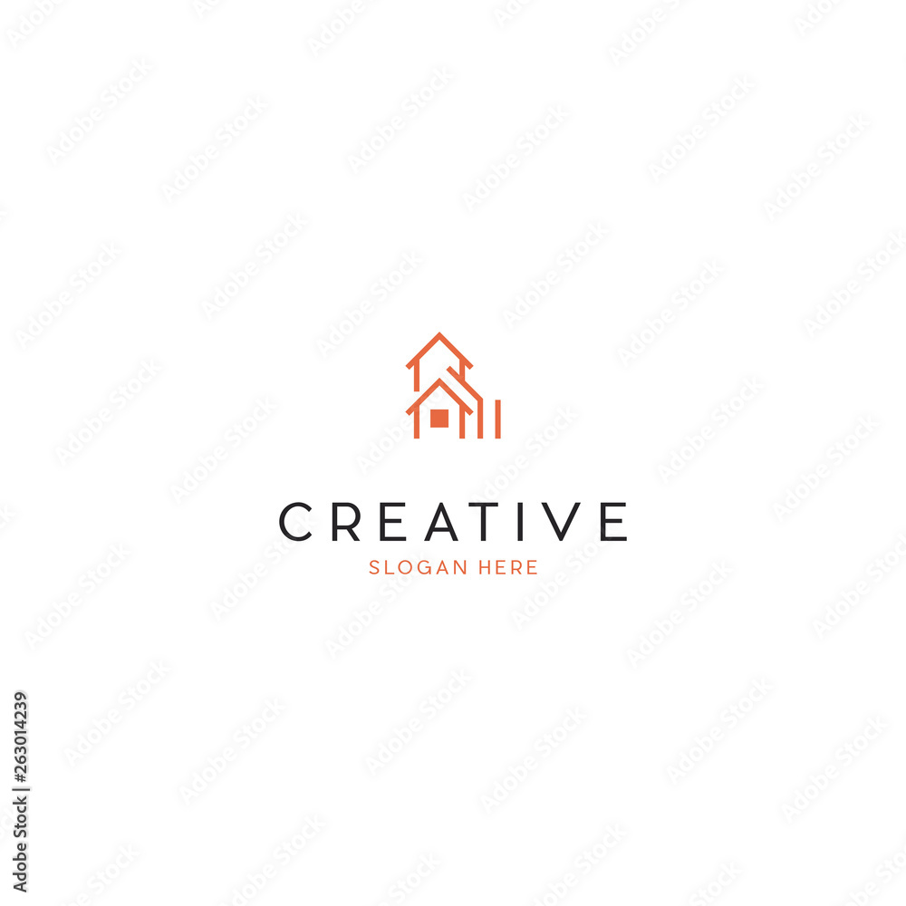 Vector symbol design for real estate company. Buildings abstract logo design template. City skyline logo layout. Home icon idea. House silhouette. Construction sign. Vector symbol design for real estate company. Buildings abstract logo design template. City skyline logo layout. Home icon idea. House silhouette. Construction sign.