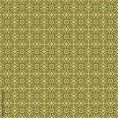 Vector Illustration. Pattern With Geometric Ornament, Decorative Border. Design For Print Fabric