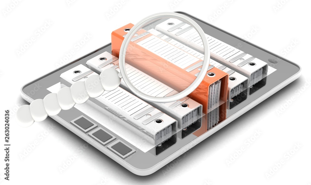 computer (documents folder.3-d Illustration. computer (documents folder.3-d Illustration.