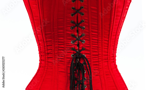 Obraz na płótnie Red female corset
