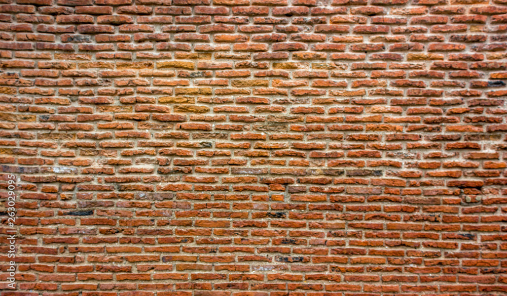 Background red brick wall Background red brick wall