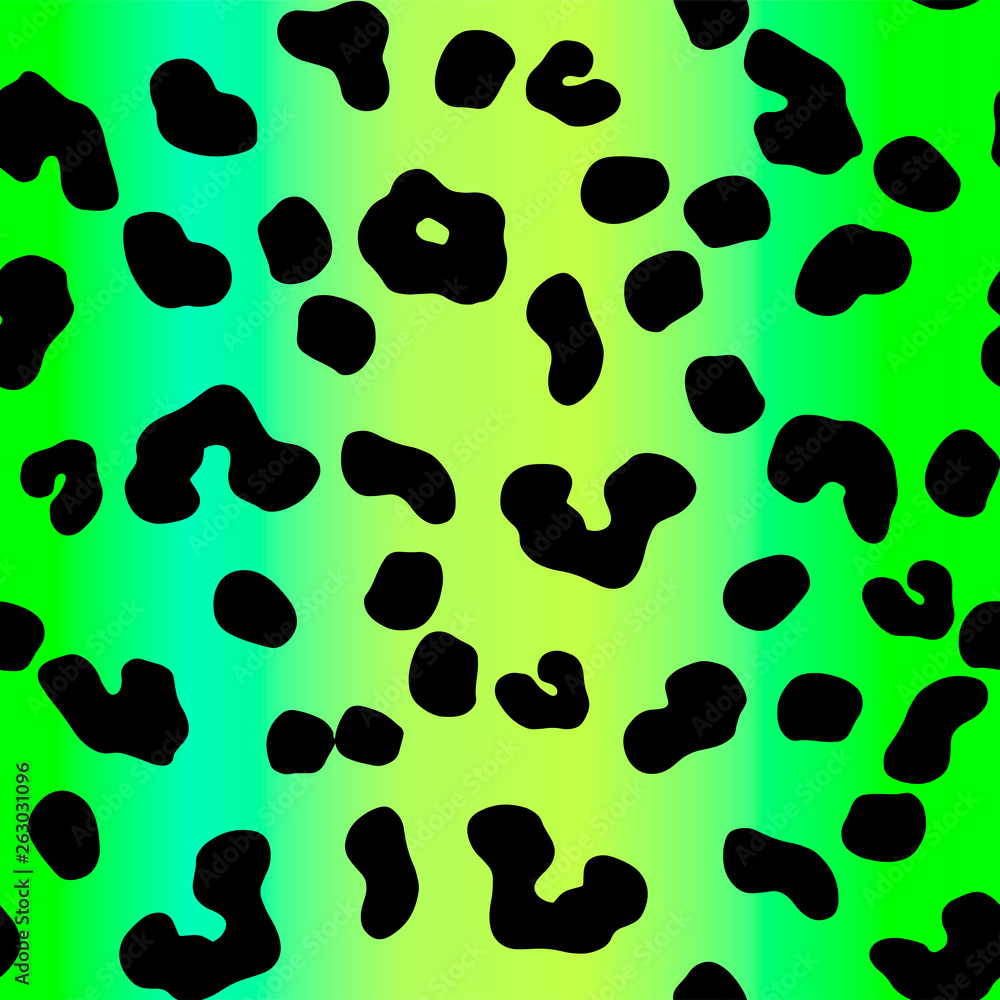 Seamless neon leopard pattern Seamless neon leopard pattern
