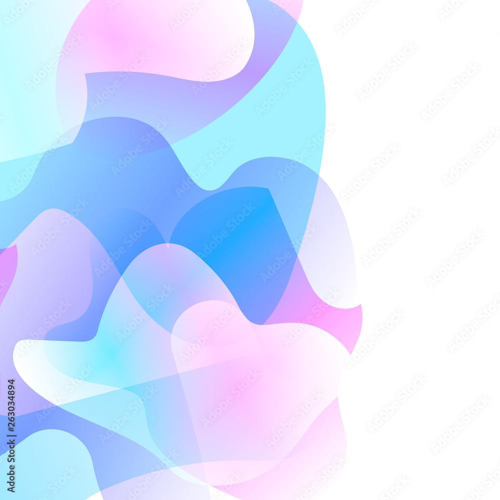 Watercolor abstract background for banner. Vector illustration