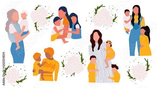 Mothers day template set