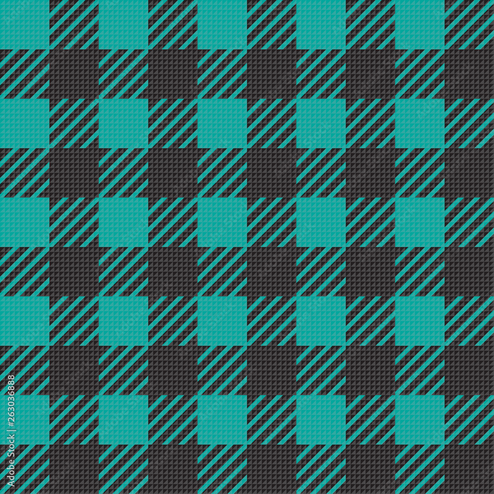 Vector seamless texture with vichy cage ornament. Blue and black cages Vector seamless texture with vichy cage ornament. Blue and black cages
