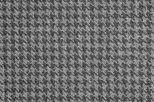Photography Classic houndstooth cloth pattern texture background.