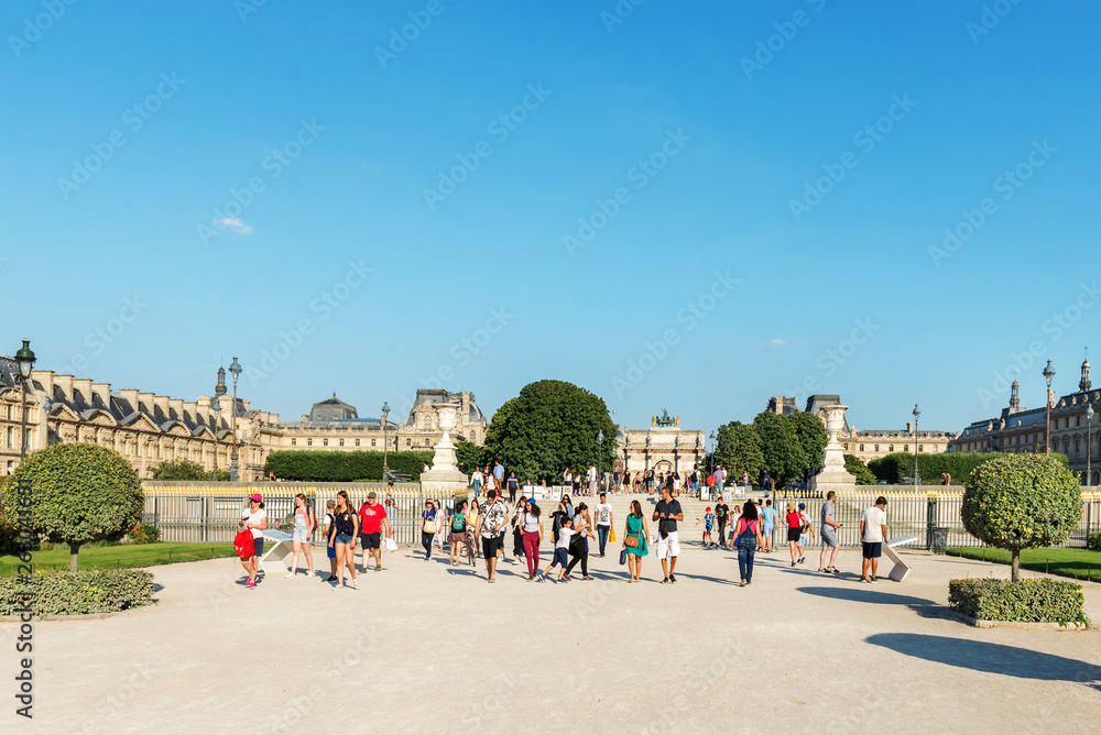 Park Louvre. Paris. France. 