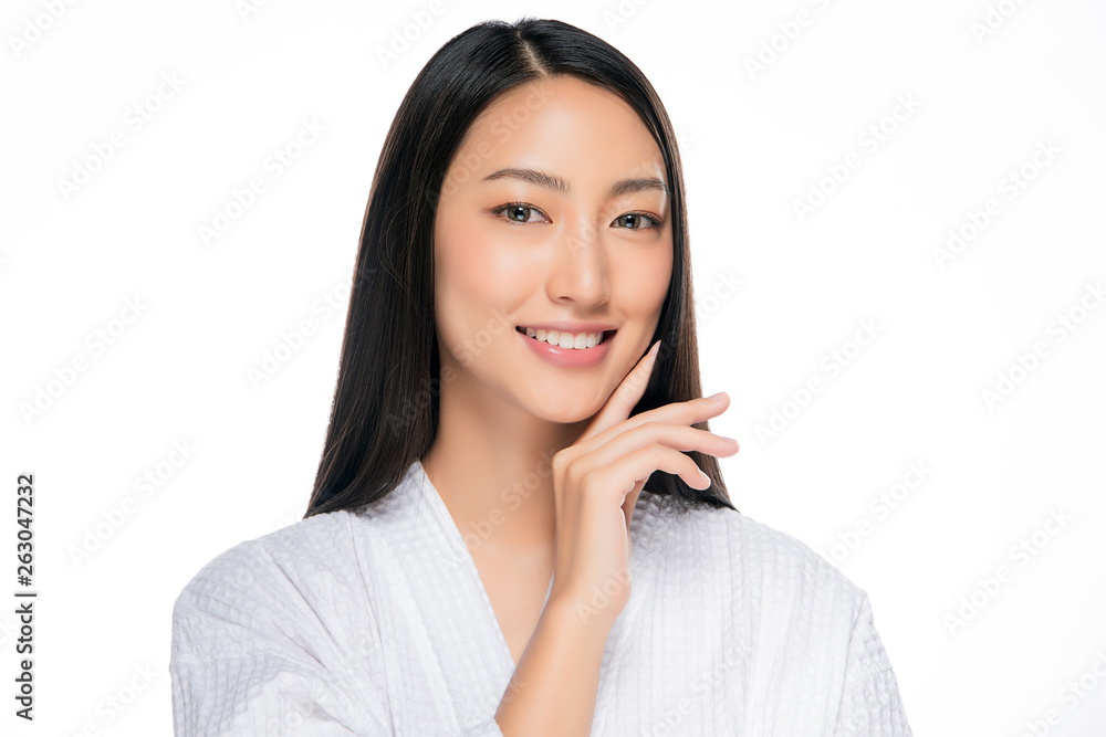 Beautiful Young asian Woman with Clean Fresh Skin Beautiful Young asian Woman with Clean Fresh Skin