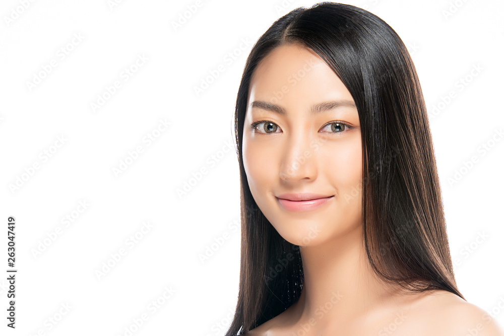 Beautiful Young asian Woman with Clean Fresh Skin Beautiful Young asian Woman with Clean Fresh Skin