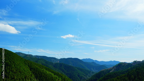 吉野の山々