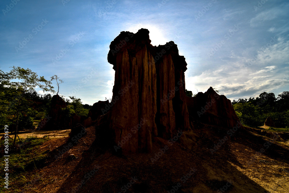  Mountain tree sky in Thailand  