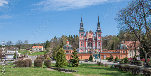 die bekannte Wallfahrtskirche Swieta Lipka (Heiligelinde) in Ermland-Masuren,Polen