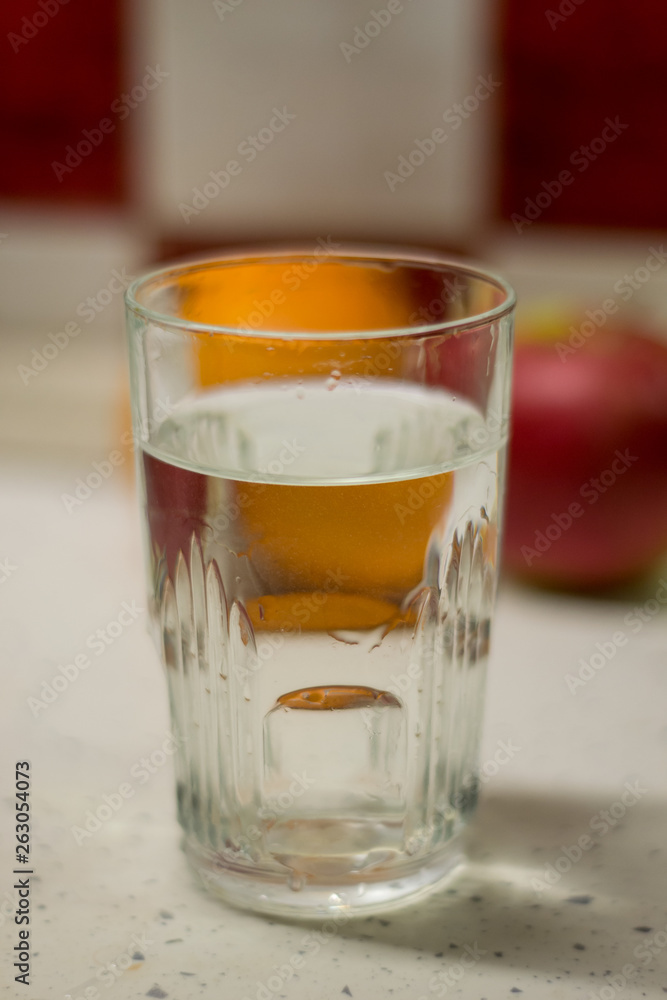 poured a glass of water poured a glass of water