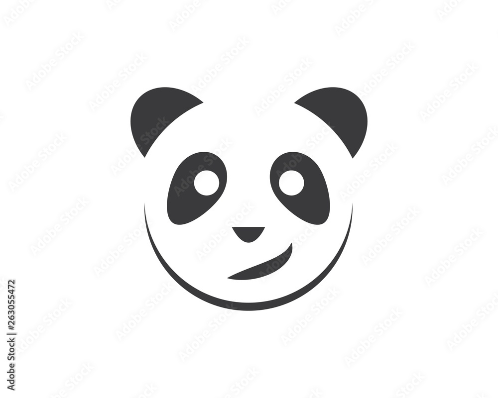 panda ilustration logo vector icon panda ilustration logo vector icon