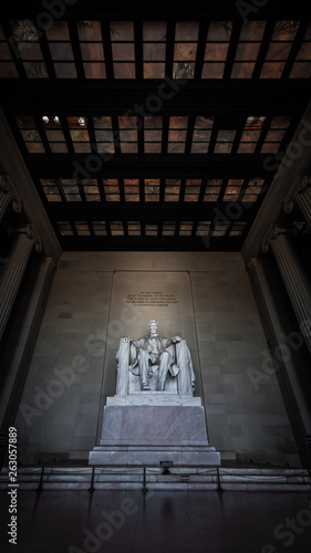 Statue of Abraham Lincoln, Lincoln Memorial, Washington DC