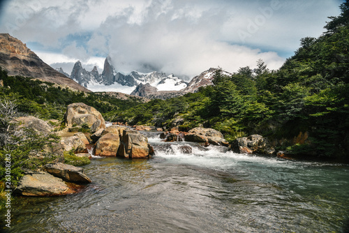 Fitz Roy in Los Glaciares in the Fitz Roy Region of Patagonia in Southern Argentina