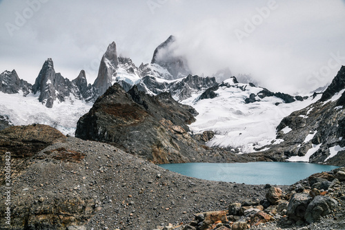Fitz Roy in Los Glaciares in the Fitz Roy Region of Patagonia in Southern Argentina