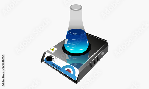 Illustration of a Magnetic Stirrer